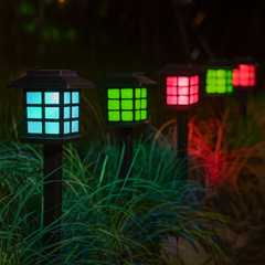 Solar Pathway Lights | RGB | Pack of 2