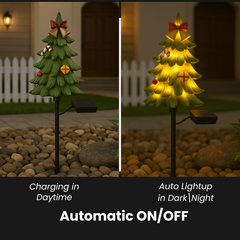 Solar Bell Christmas Tree