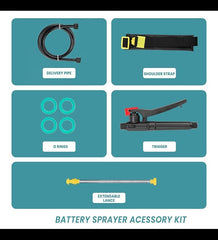 Lance, Clutch, Delivery Pipe With Belt Lance Kit Pack of 1 For Battery Spray Pump