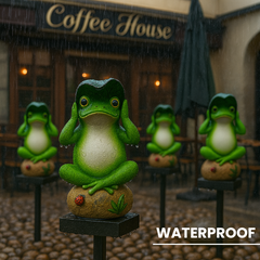 Solar Lotus Leaf Frog Light