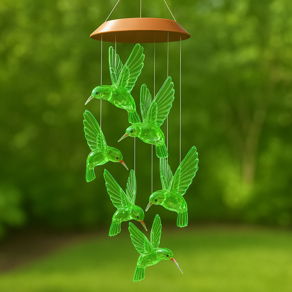 Fairy LED Solar Lights | Color-Changing wind chimes
