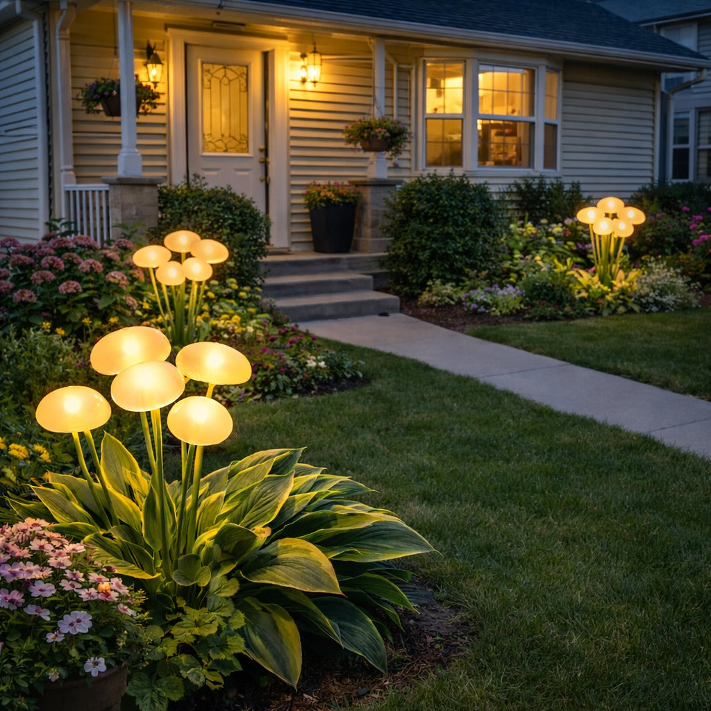 Solar Mushroom Lights | WW | Pack of 2