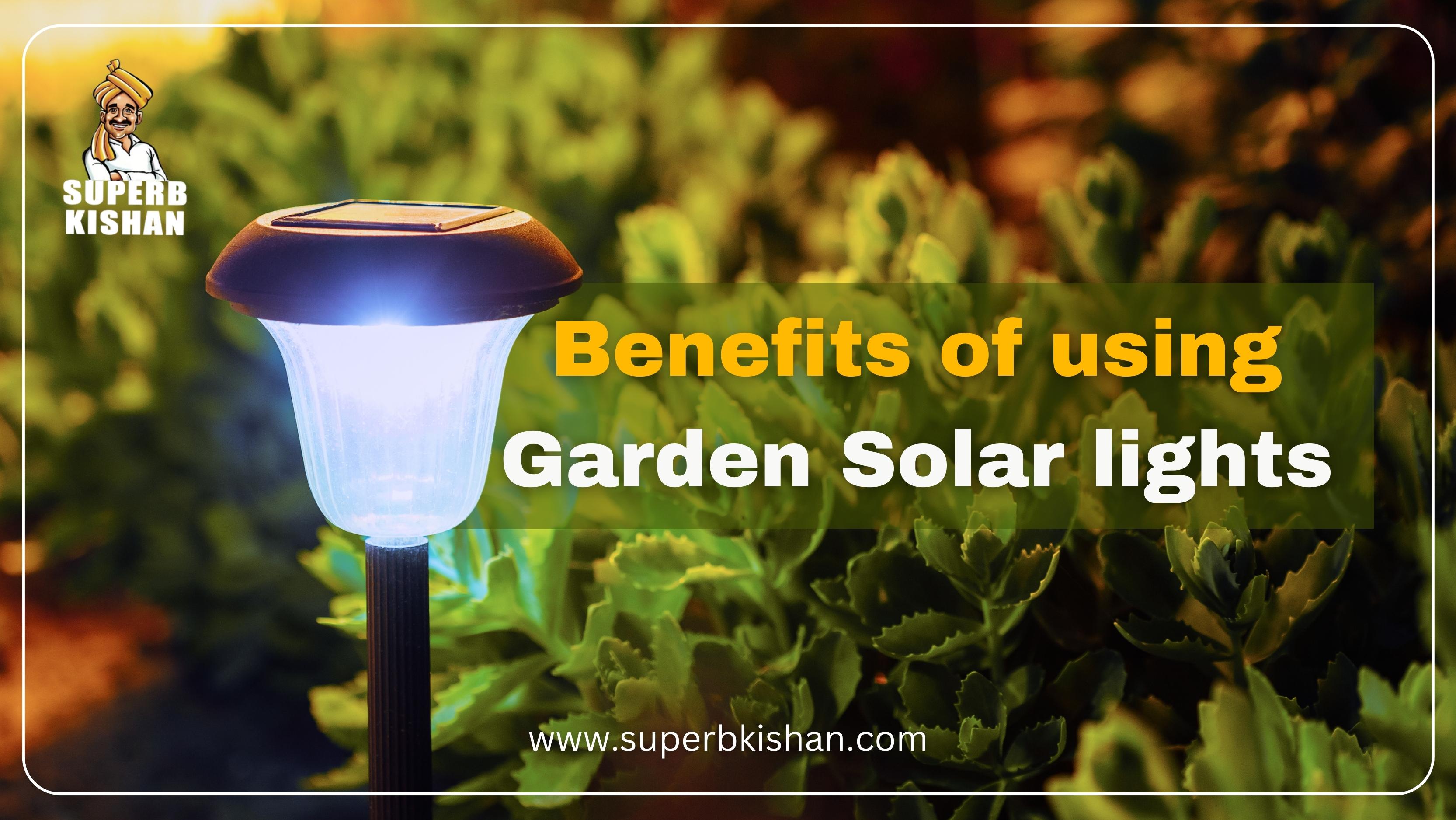 Benefits of using Garden Solar Lights