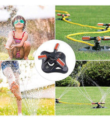 Lawn garden sprinkler automatic 360 degree rotating irrigation grass water sprinkler system spray nozzles tool - SuperbKishan