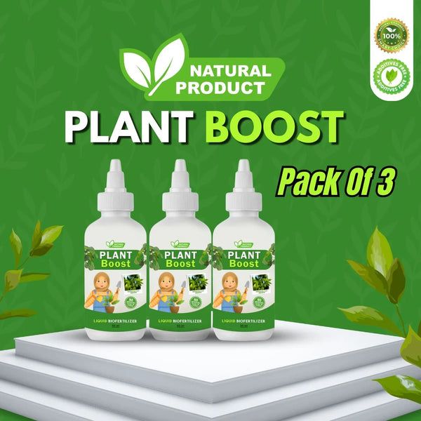 Organic Plant Boost- Faster Growth & Stronger Growth Liquid 50ML (Pack of 3)