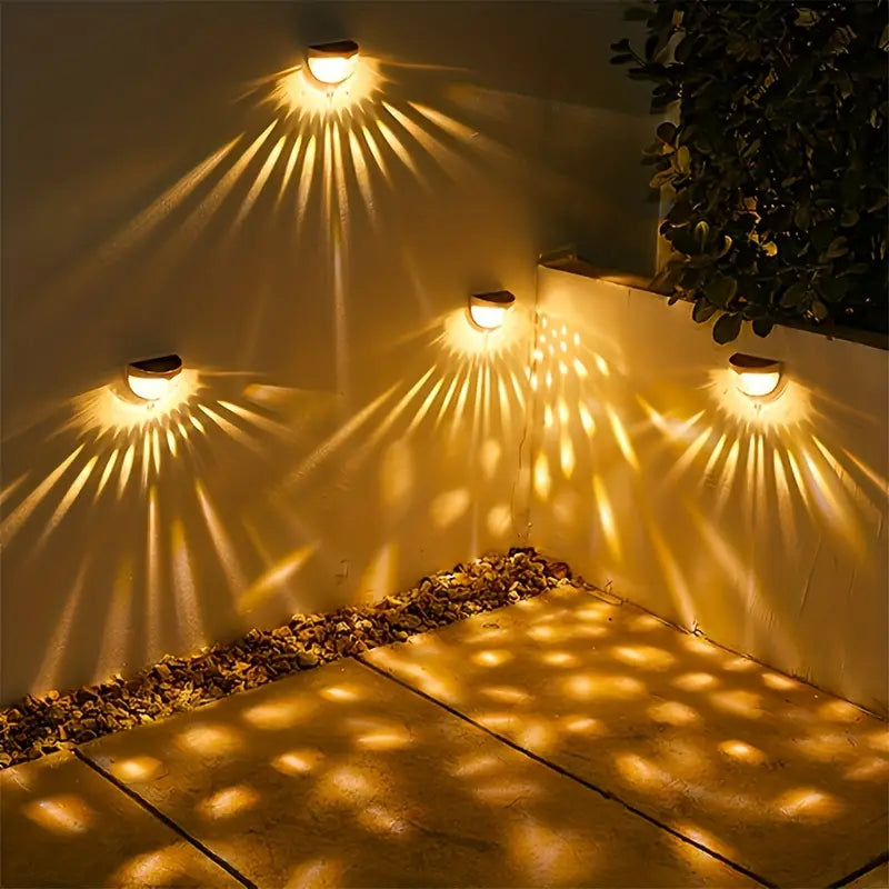 Solar LED Wall Lights | Pack of 2