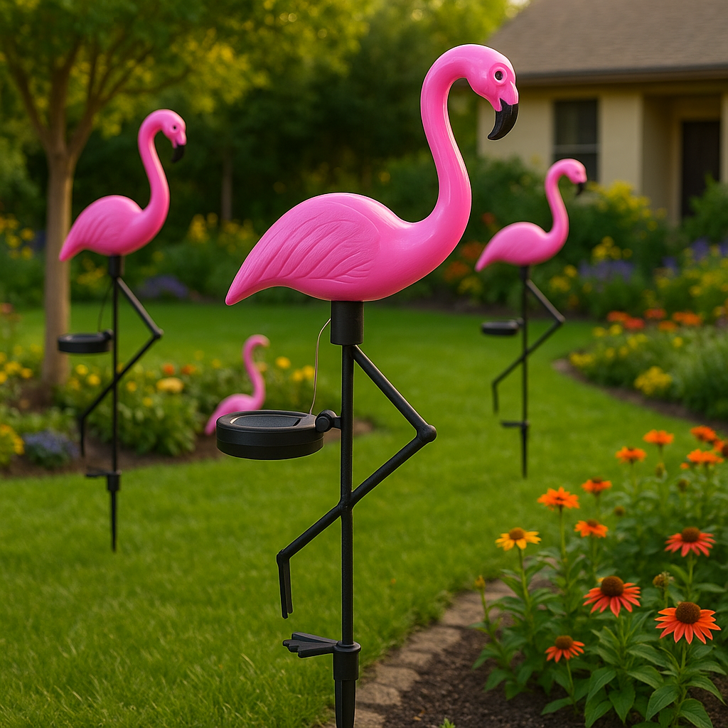 Flamingo LED Solar Lights | Pack of 2