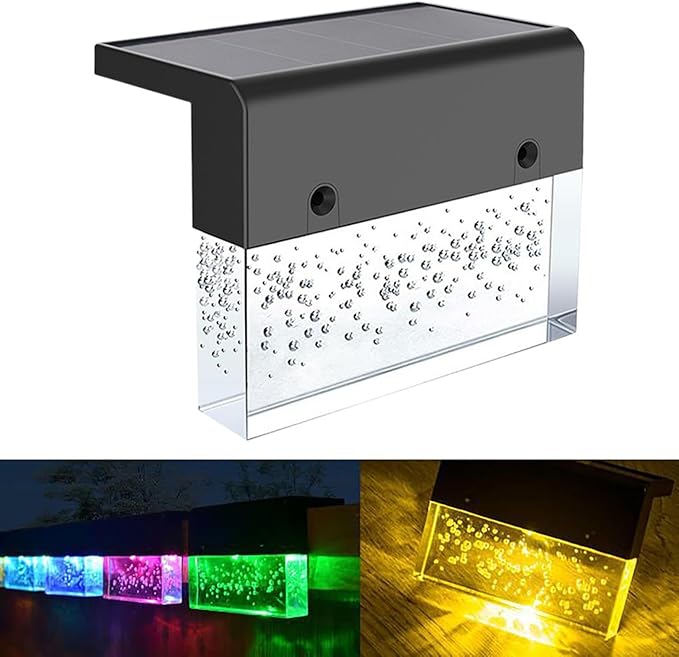 Solar Decorative Deck Lamps | Pack of 6