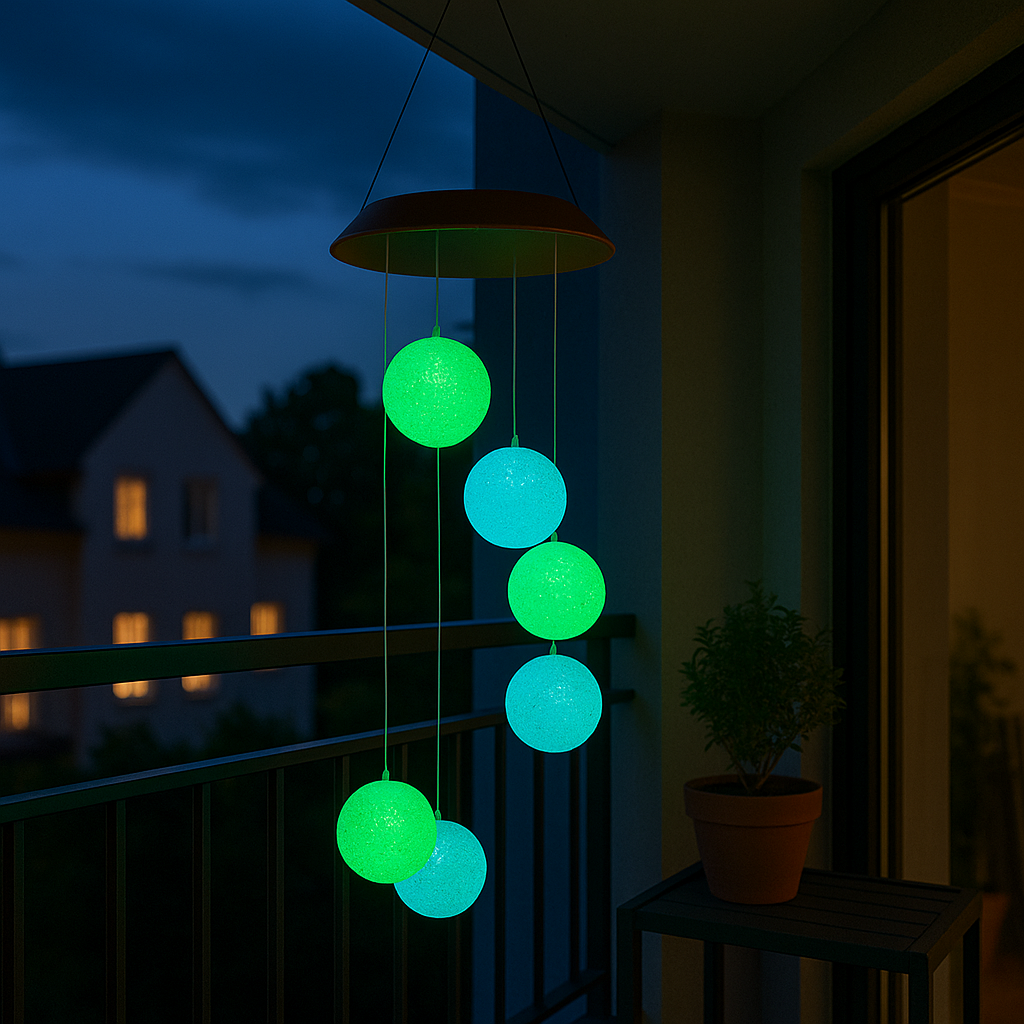 Solar LED Chestnut Ball