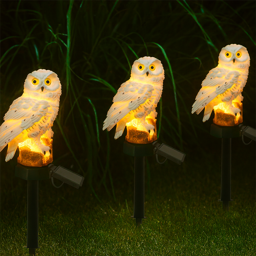 Solar Owl Light