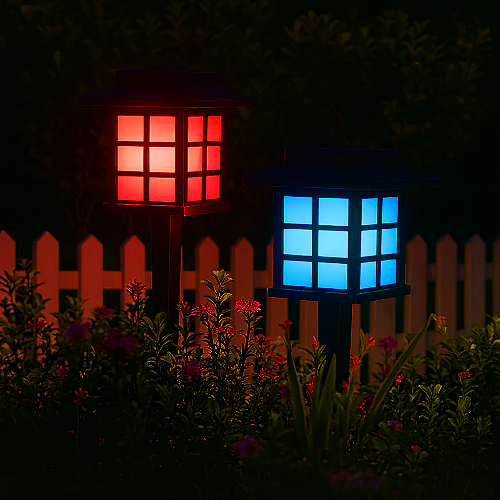 Solar Pathway Lights | RGB | Pack of 2