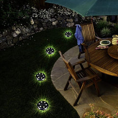 Solar Outdoor Buried Lights | Pack of 4
