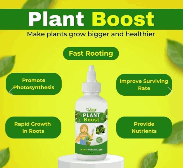 Organic Plant Boost- Faster Growth & Stronger Growth Liquid 50ML (Pack of 3)