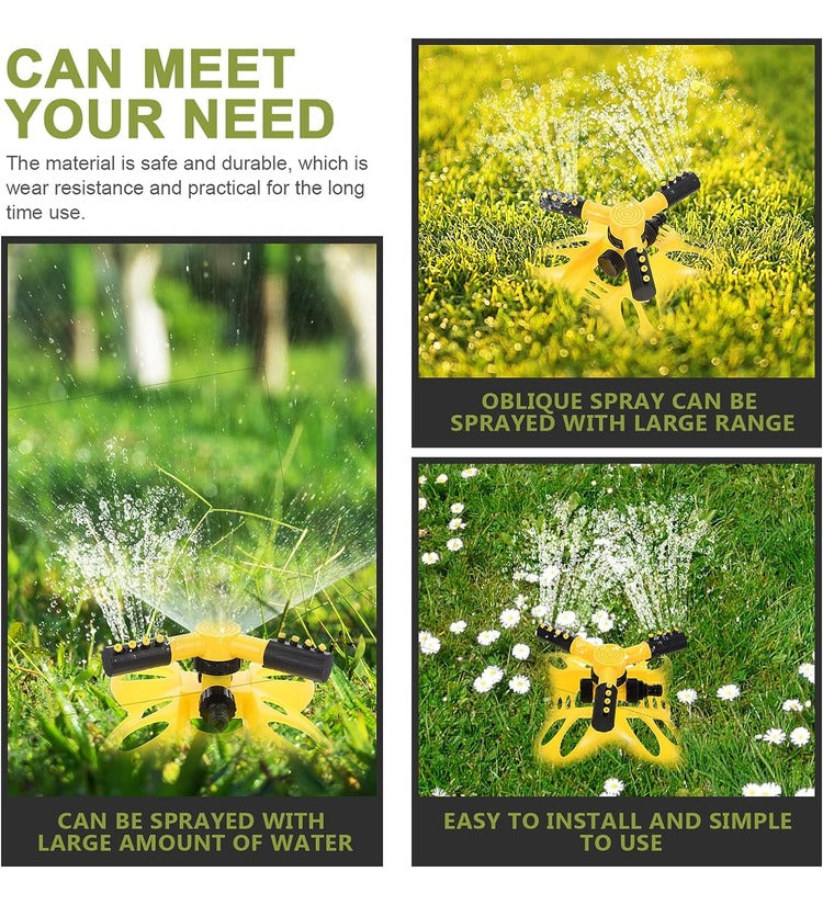 Blue Butterfly Garden Hose Sprinkler 360 Degree Rotating Irrigation Grass Water Sprinkler System for Outdoor Yard Gardening Tool - SuperbKishan