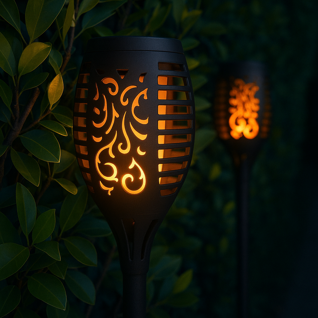 Solar Flame LED Lights Pro | Pack of 2