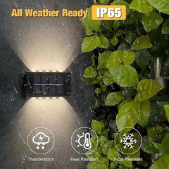 LED Solar Wall Lamp | Pack of 2