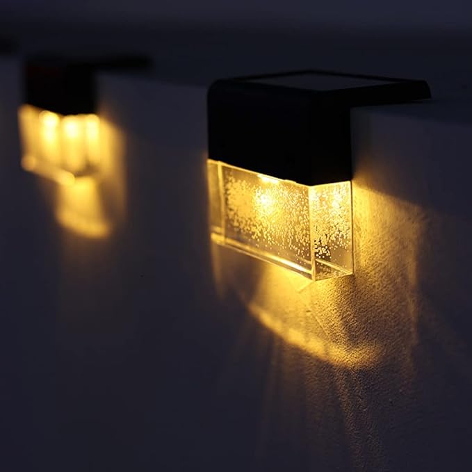 Solar Decorative Deck Lamps | Pack of 4