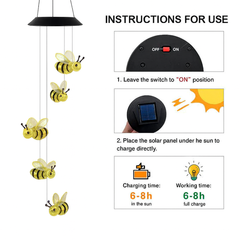 Bee LED Solar Lights