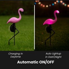 Flamingo LED Solar Lights | Pack of 2