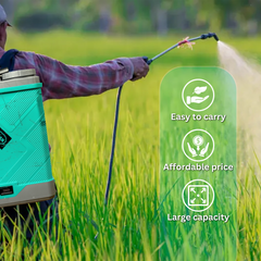 SUPERB KISHAN Simplify Farming Knapsack/Backpack Battery Operated With Mixer  20 Liter Garden Sprayer Sk-927