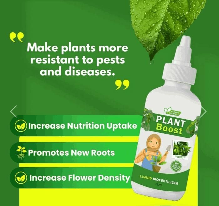 Organic Plant Boost- Faster Growth & Stronger Growth Liquid 50ML (Pack of 3)