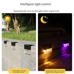 Solar Decorative Deck Lamps | Pack of 6