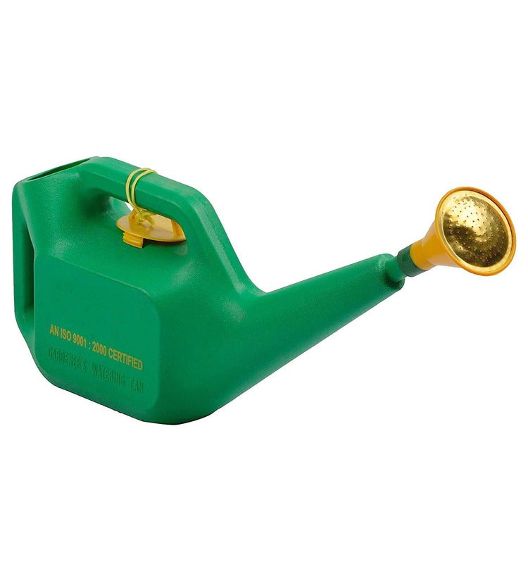 Plastic Green Watering Sprinkle Can for Plants/Garden/with Sprayer (5 litres)
