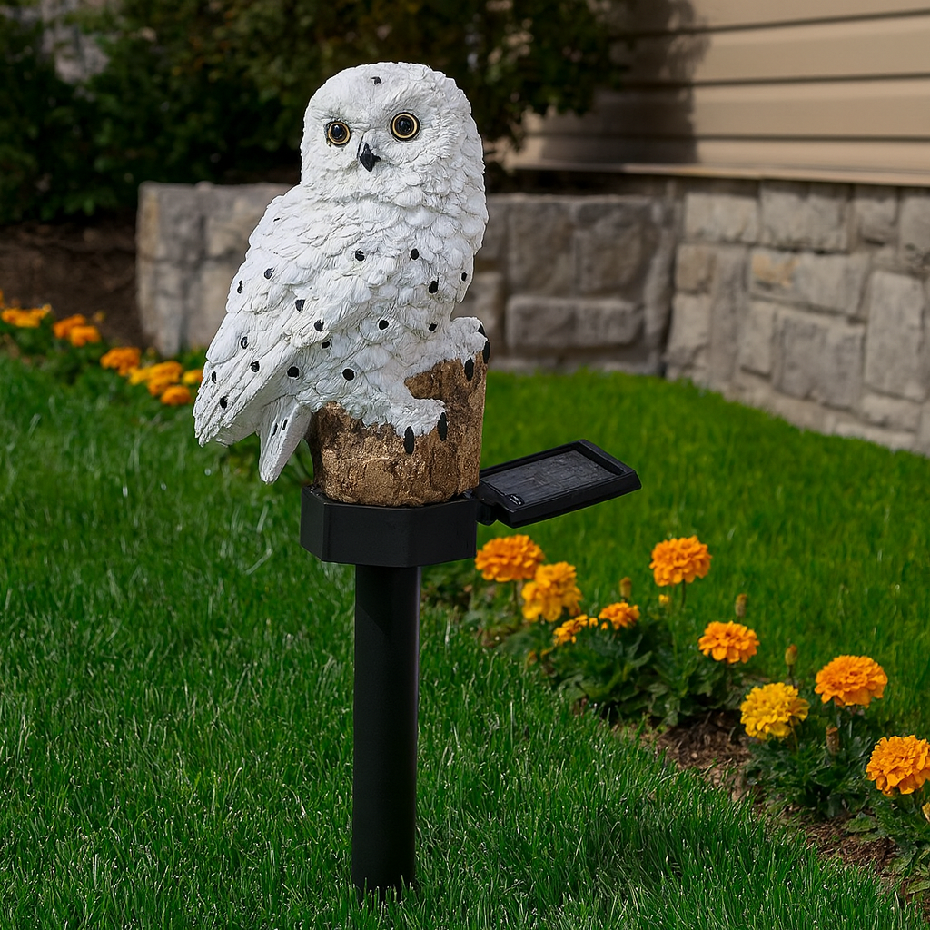 Solar Owl Light