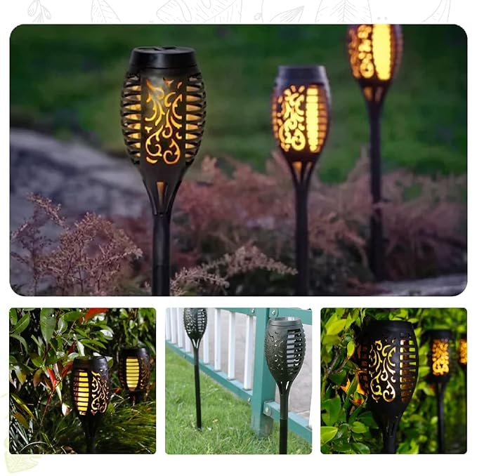 Solar Flame LED Lights Pro | Pack of 2