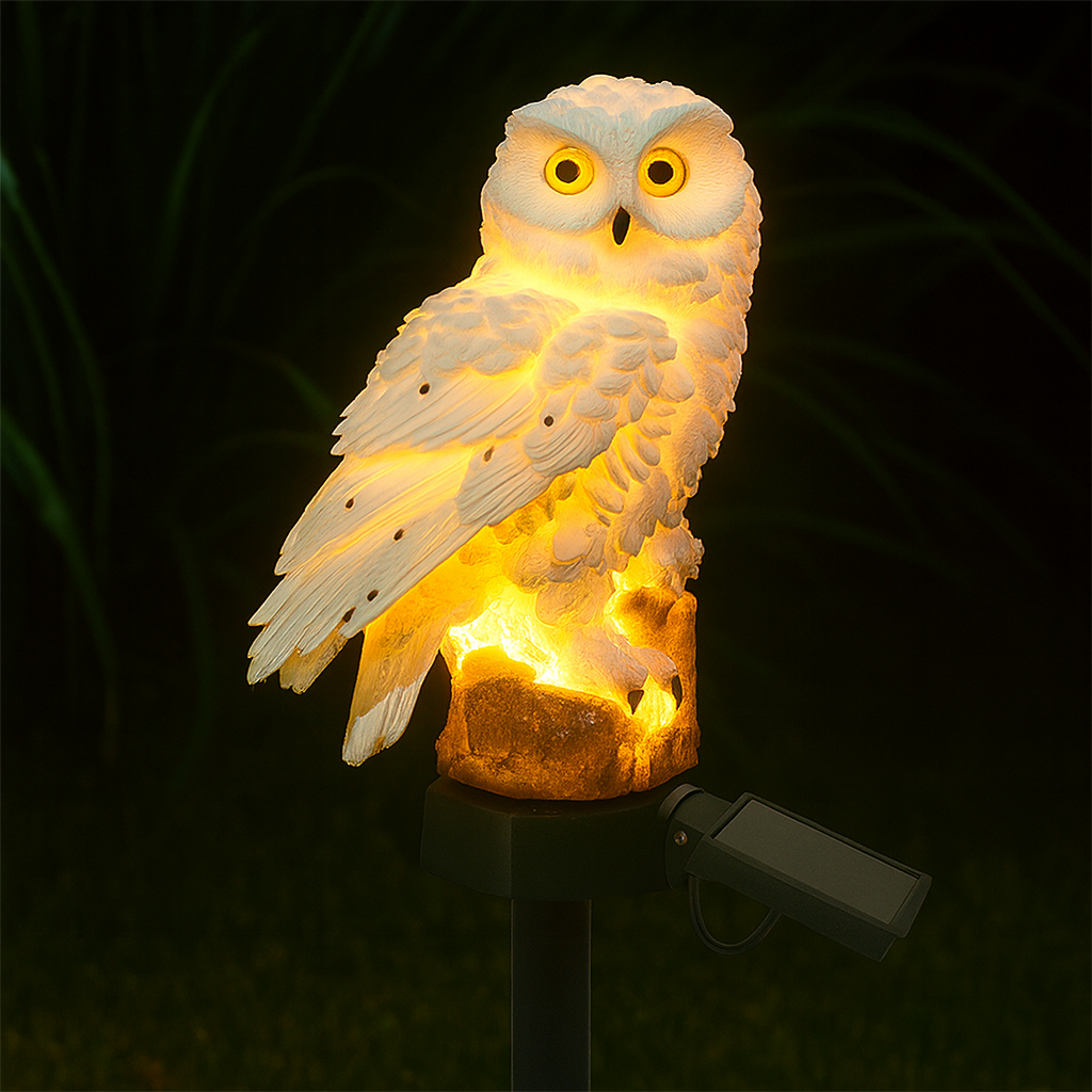 Solar Owl Light