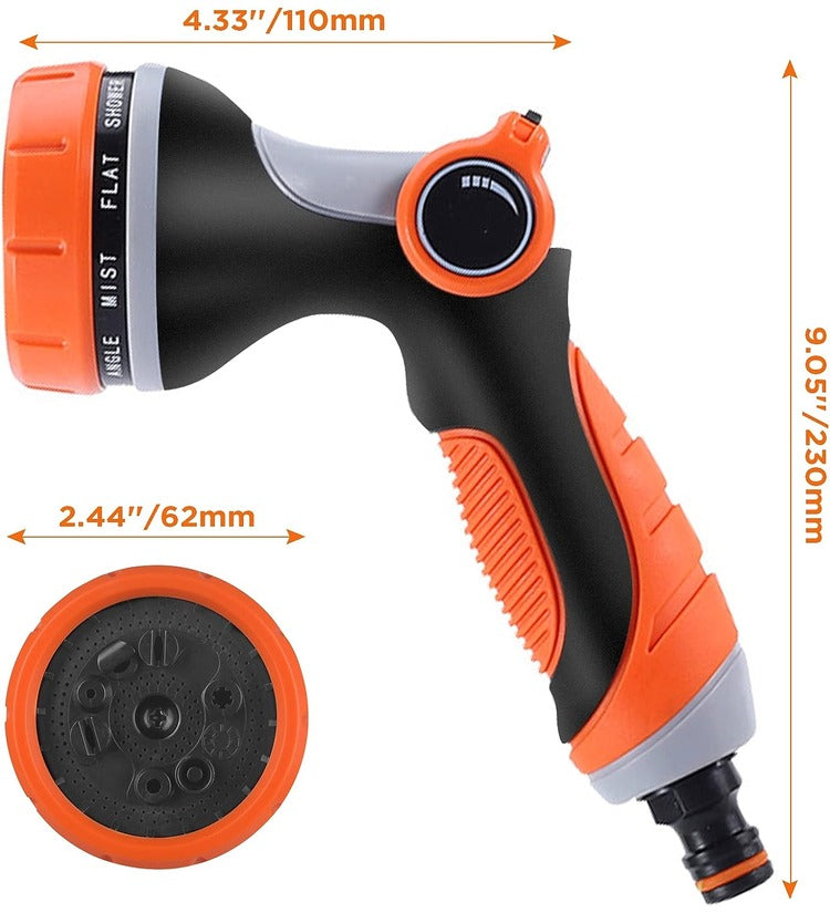 Multi-Function Garden Hose Spray Gun tool  with 10 Patterns - High Pressure Watering Gun for Watering Plants, Car, Pet, Cleaning Sidewalks, Gardens, Home - SuperbKishan