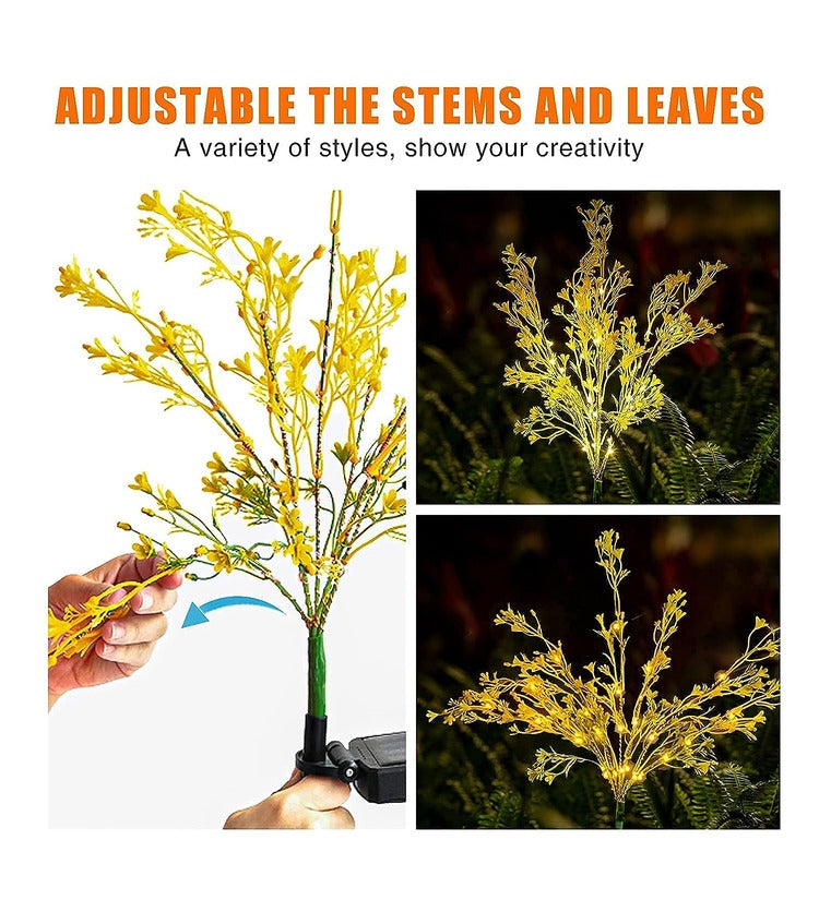 Solar Garden Decorative Lights , Solar Flowers Lights, Solar Powered IP65 rating Waterproof  Solar Garden Stake Lights - SuperbKishan