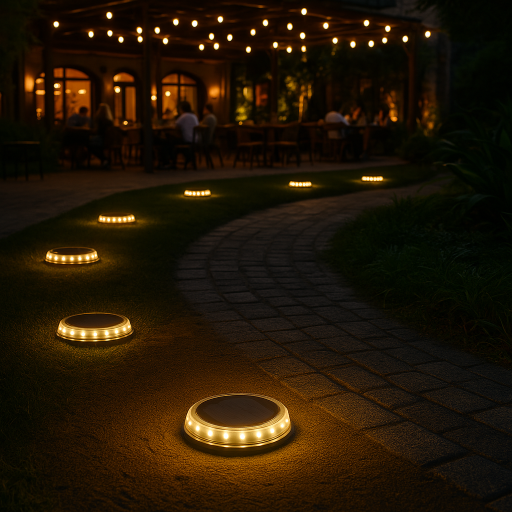 Solar Lawn Buried Lights