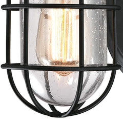 Solar Vintage Cage Light Stake
