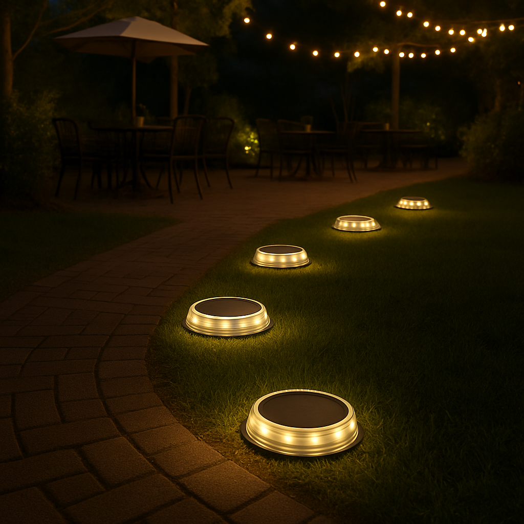 Solar Lawn Buried Lights