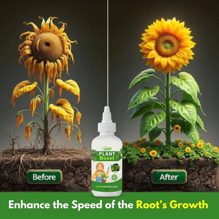 Organic Plant Boost- Faster Growth & Stronger Growth Liquid 50ML (Pack of 3)