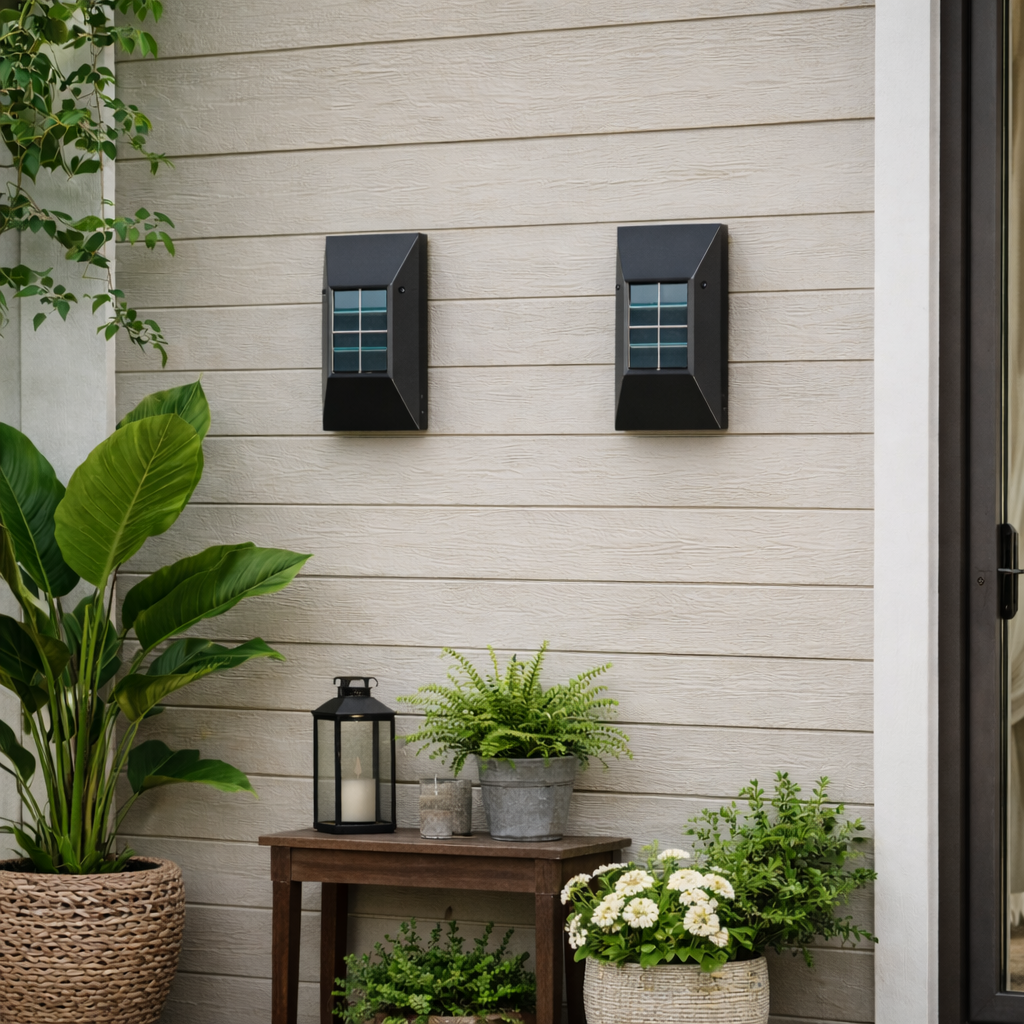 Solar Bidirectional Wall Lamp | Pack of 2