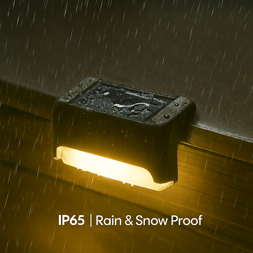 Outdoor Solar Deck Lights | Pack of 4