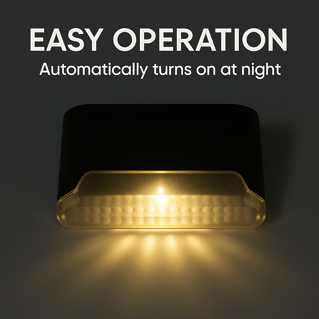Outdoor Solar Deck Lights | Pack of 4