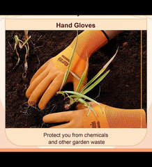 Gardening Gloves (2 Pairs, Free Size) | Washable Gardening Hand Gloves | Soft and Reusable Gloves for Gardening Enthusiasts | Heavy Duty Gardening Gloves for Home Garden | Rubber Gloves