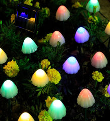 LED Colorful Light String, Solar Light String Solar Powered for Indoor and Outdoor Area for Garden(Warm light (20m 200LEDs)) - SuperbKishan