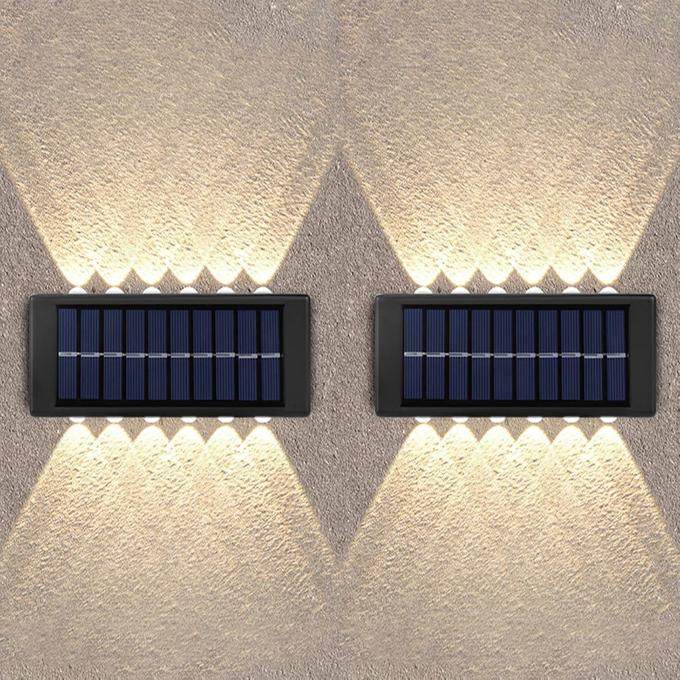 LED Solar Wall Lamp | Pack of 2