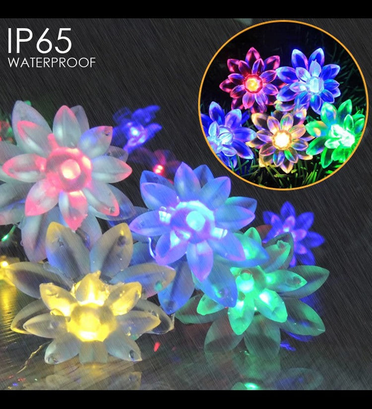 Decorative Lotus LED Solar Lights