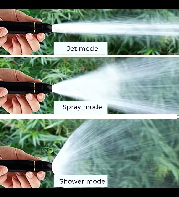 High-Pressure Water Hose Nozzle tool for Car, Pet, and Garden 3 Adjustable Spray Patterns (1)