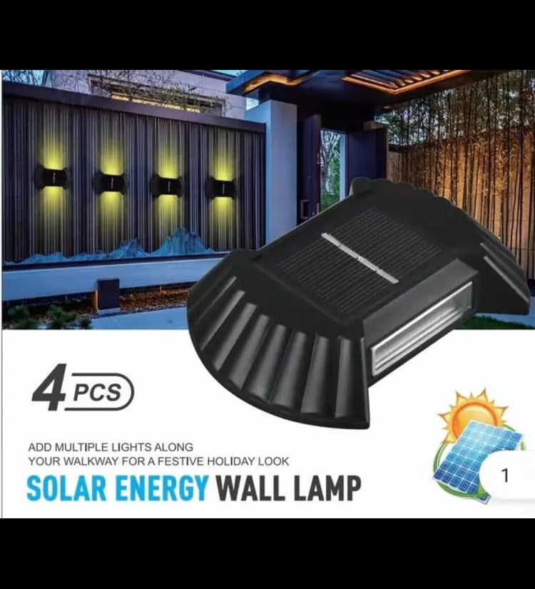 Solar LED Fence Lights | Pack of 4