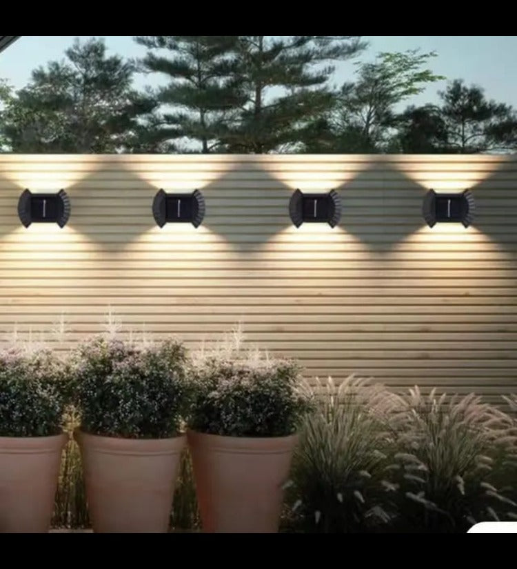 Solar LED Fence Lights | Pack of 4