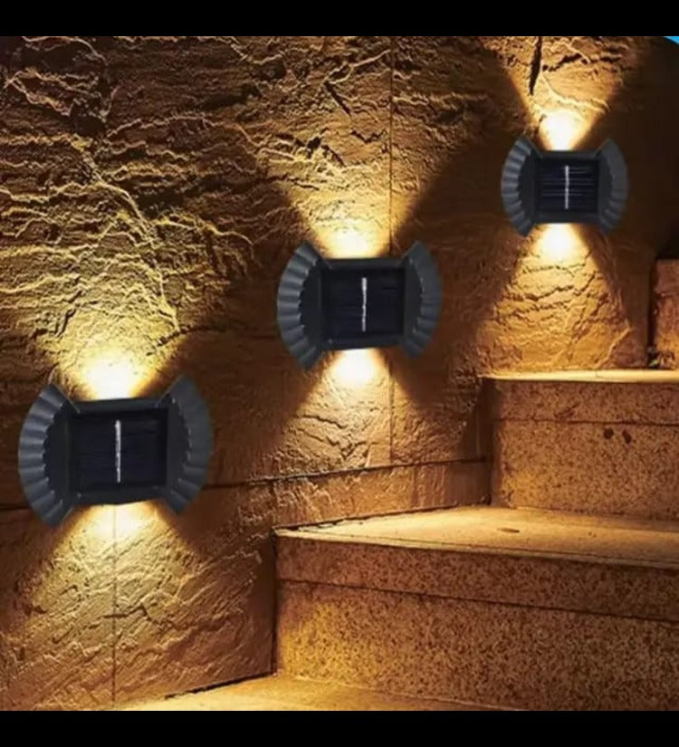 Solar LED Fence Lights | Pack of 4