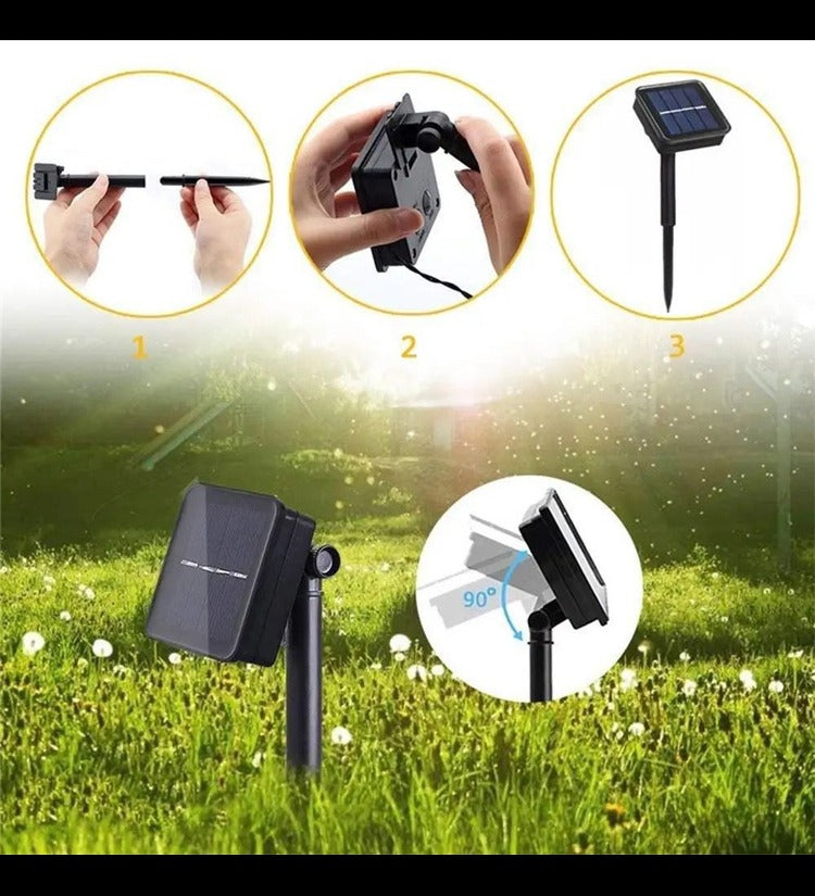 LED String Solar Lights | 12 meter
