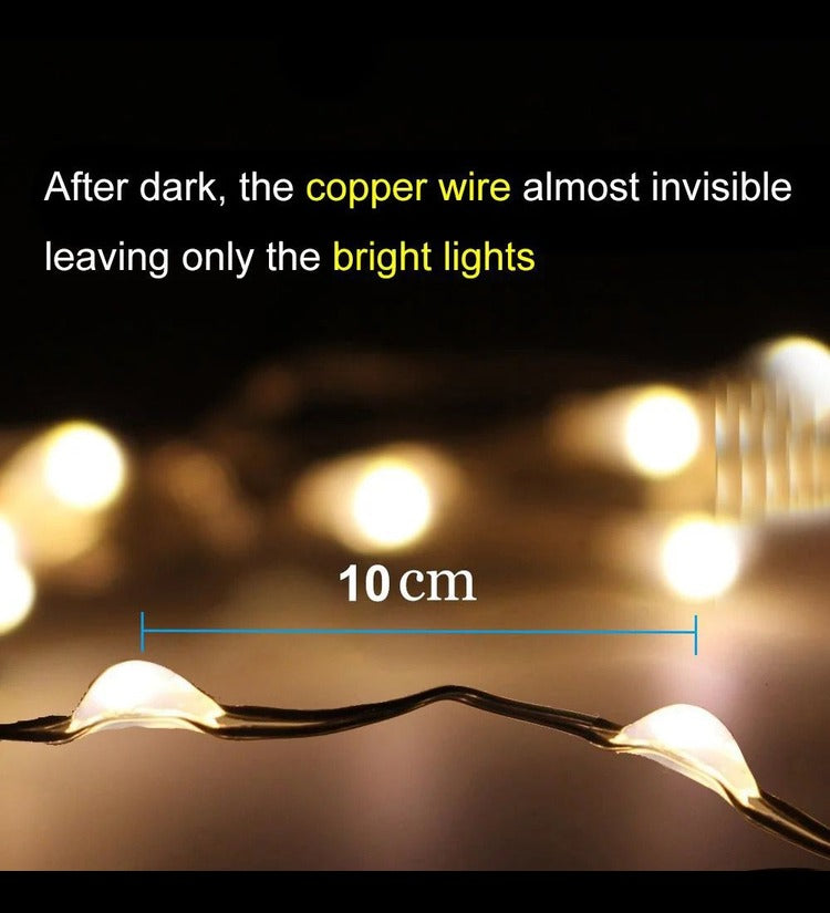 LED String Solar Lights | 12 meter