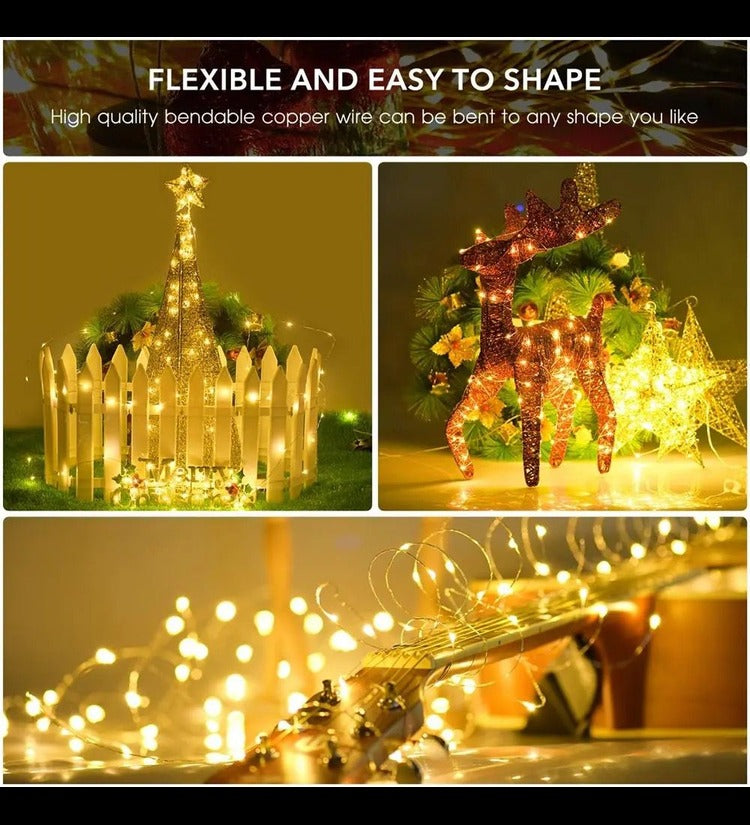 LED String Solar Lights | 12 meter